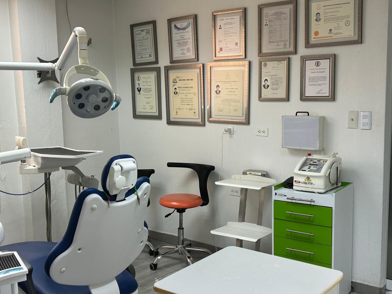 Área dental equipada
